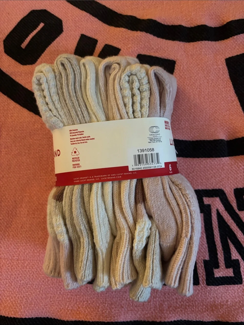 Lucky Brand Women's Super Soft Boot Socks - Light Pink